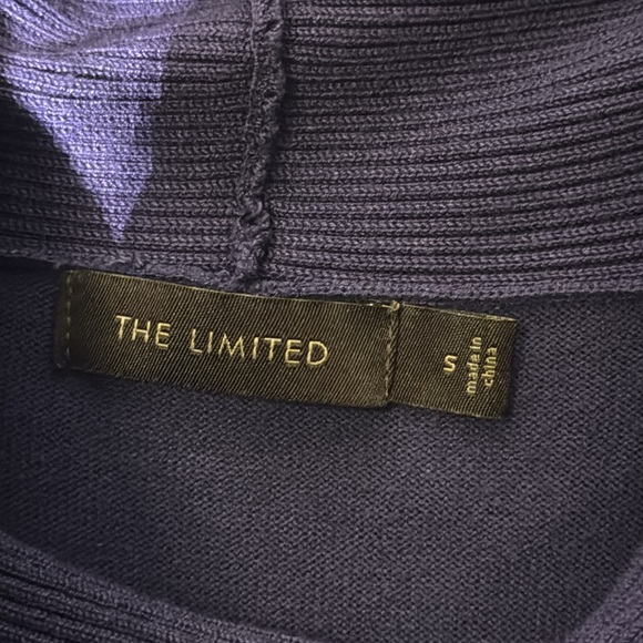 Women’s The Limited purple and black color block sweater dress - Picture 3 of 8